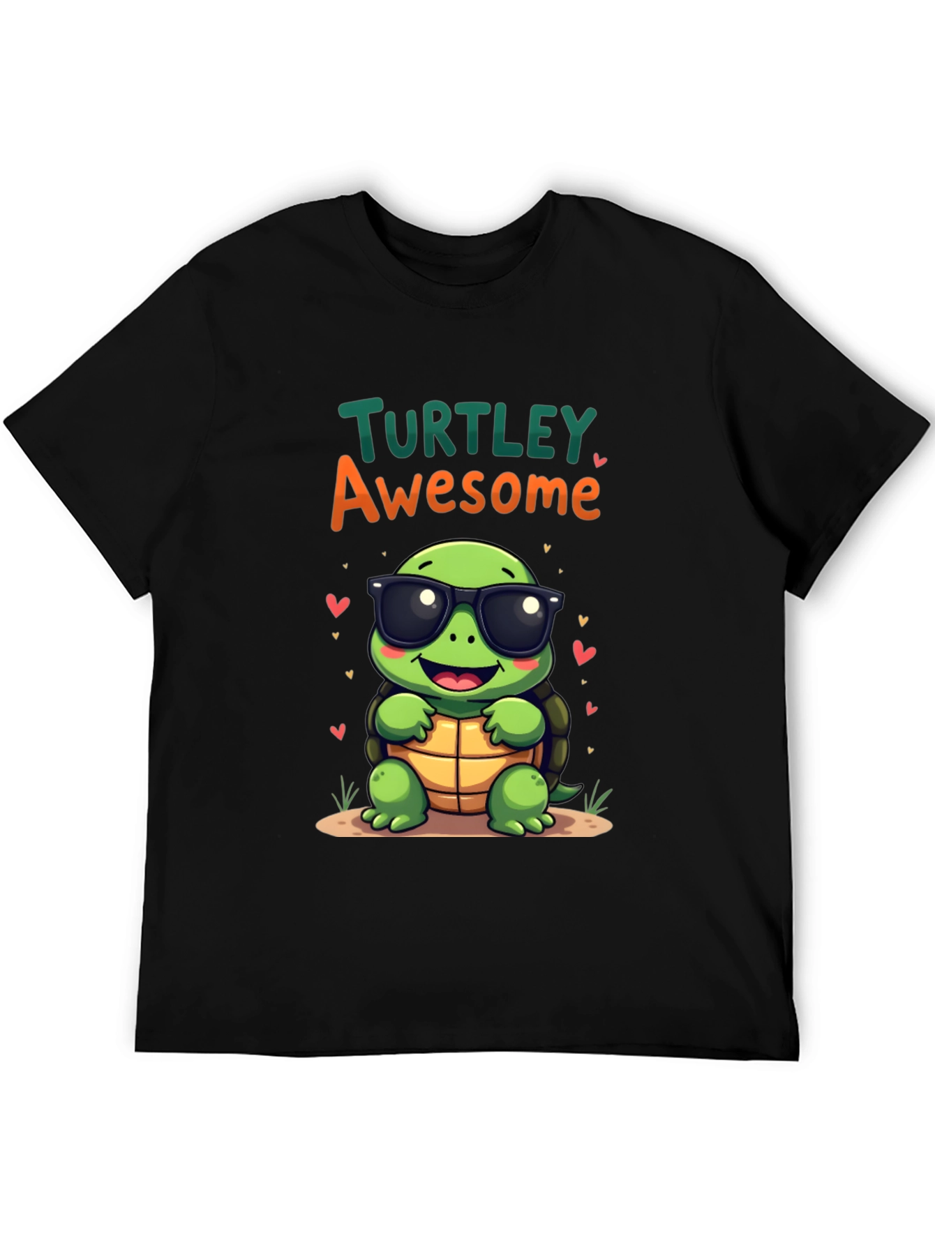 Turtley Awesome Graphic Tee - Cute Cartoon Turtle T-Shirt