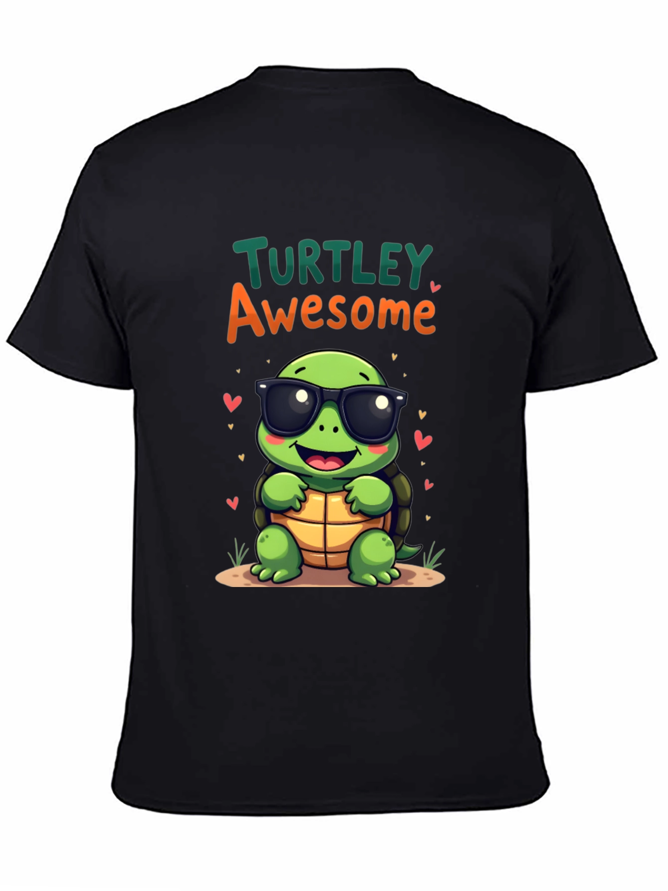 Turtley Awesome Graphic Tee - Cute Cartoon Turtle T-Shirt