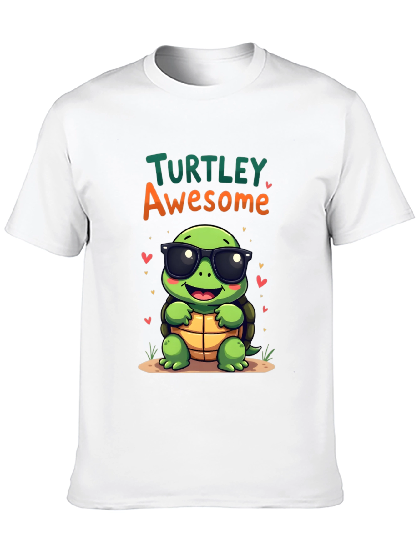 Turtley Awesome Graphic Tee - Cute Cartoon Turtle T-Shirt