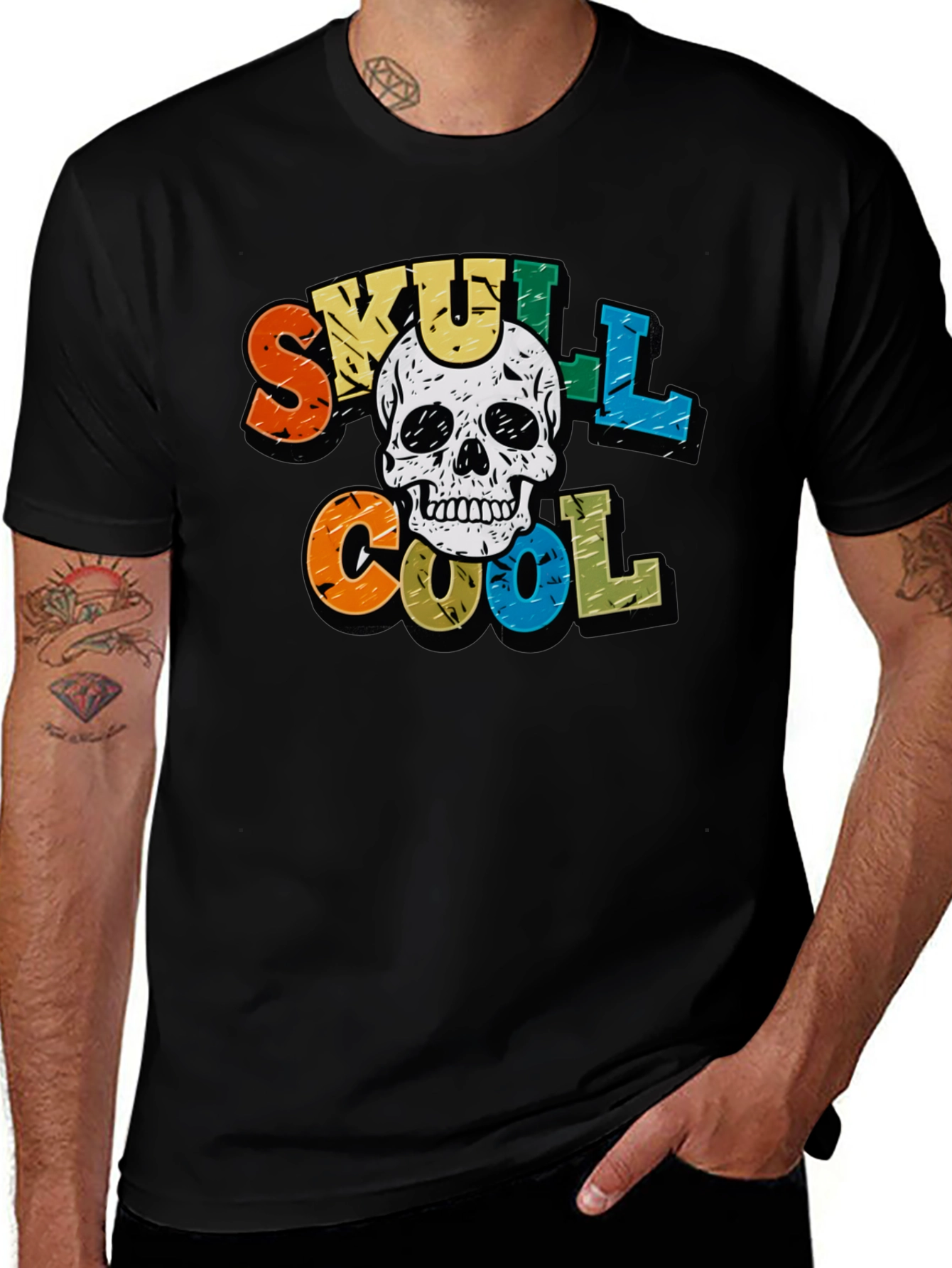 Skull Cool Graphic T-Shirt