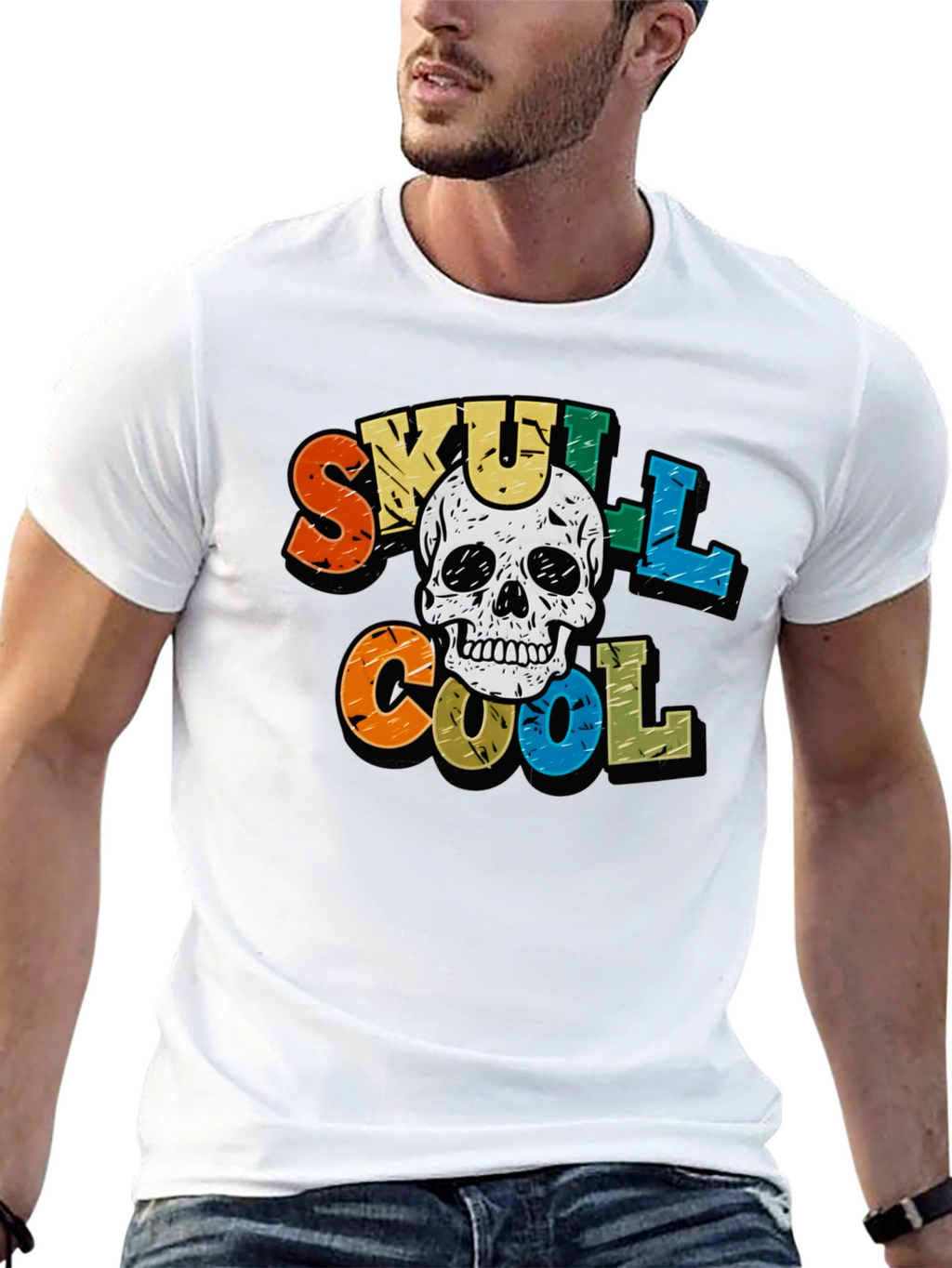 Skull Cool Graphic T-Shirt