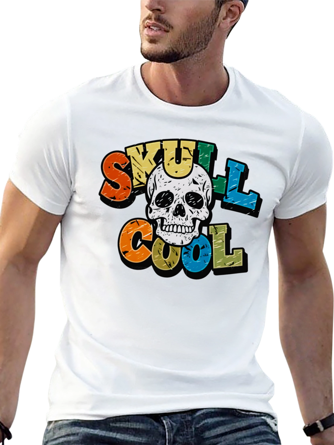 Skull Cool Graphic T-Shirt