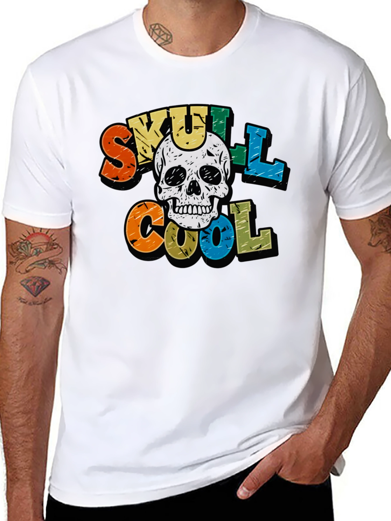 Skull Cool Graphic T-Shirt
