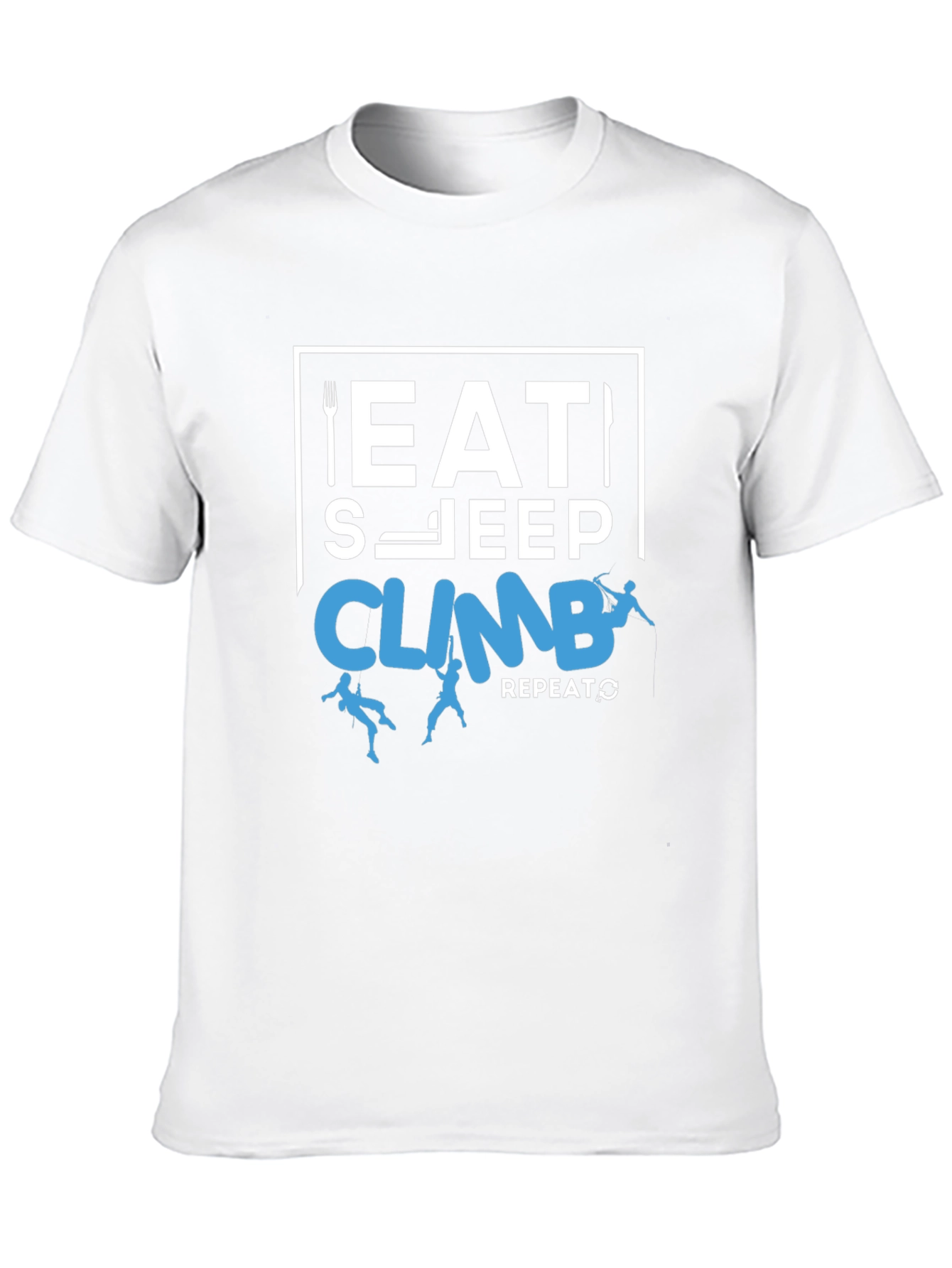 Eat Sleep Climb Repeat T-Shirt - Climbing Tee