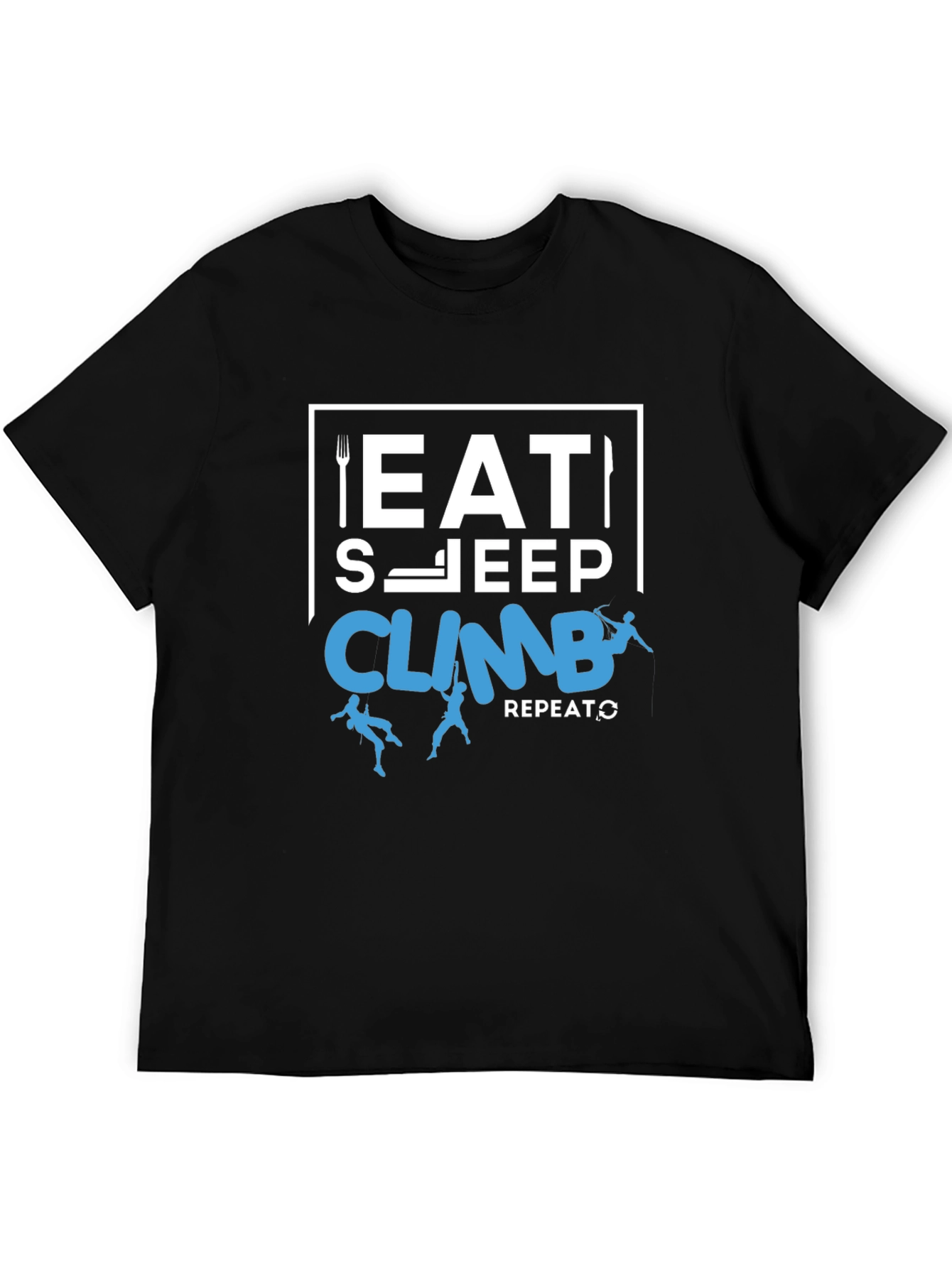 Eat Sleep Climb Repeat T-Shirt - Climbing Tee