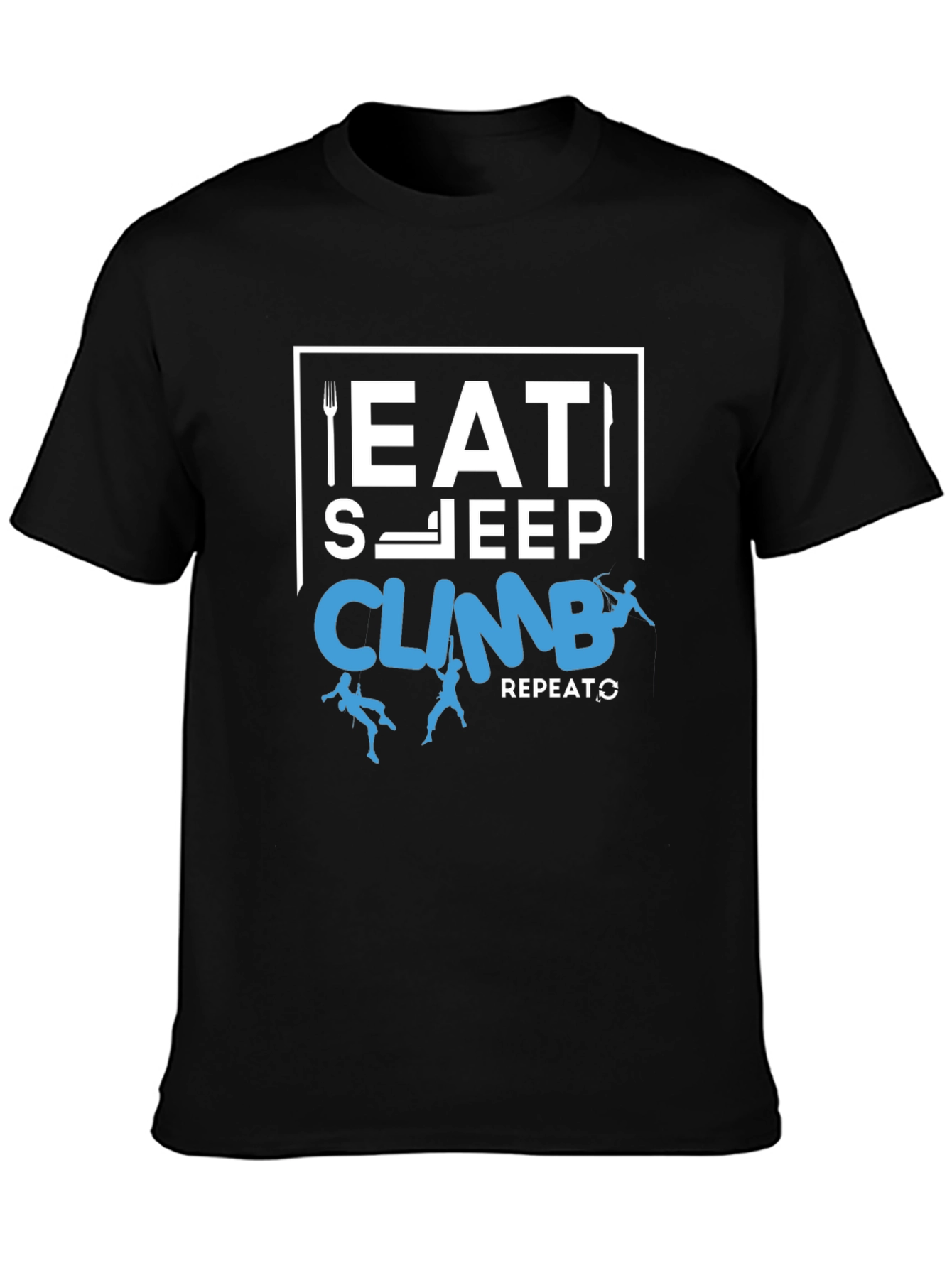 Eat Sleep Climb Repeat T-Shirt - Climbing Tee