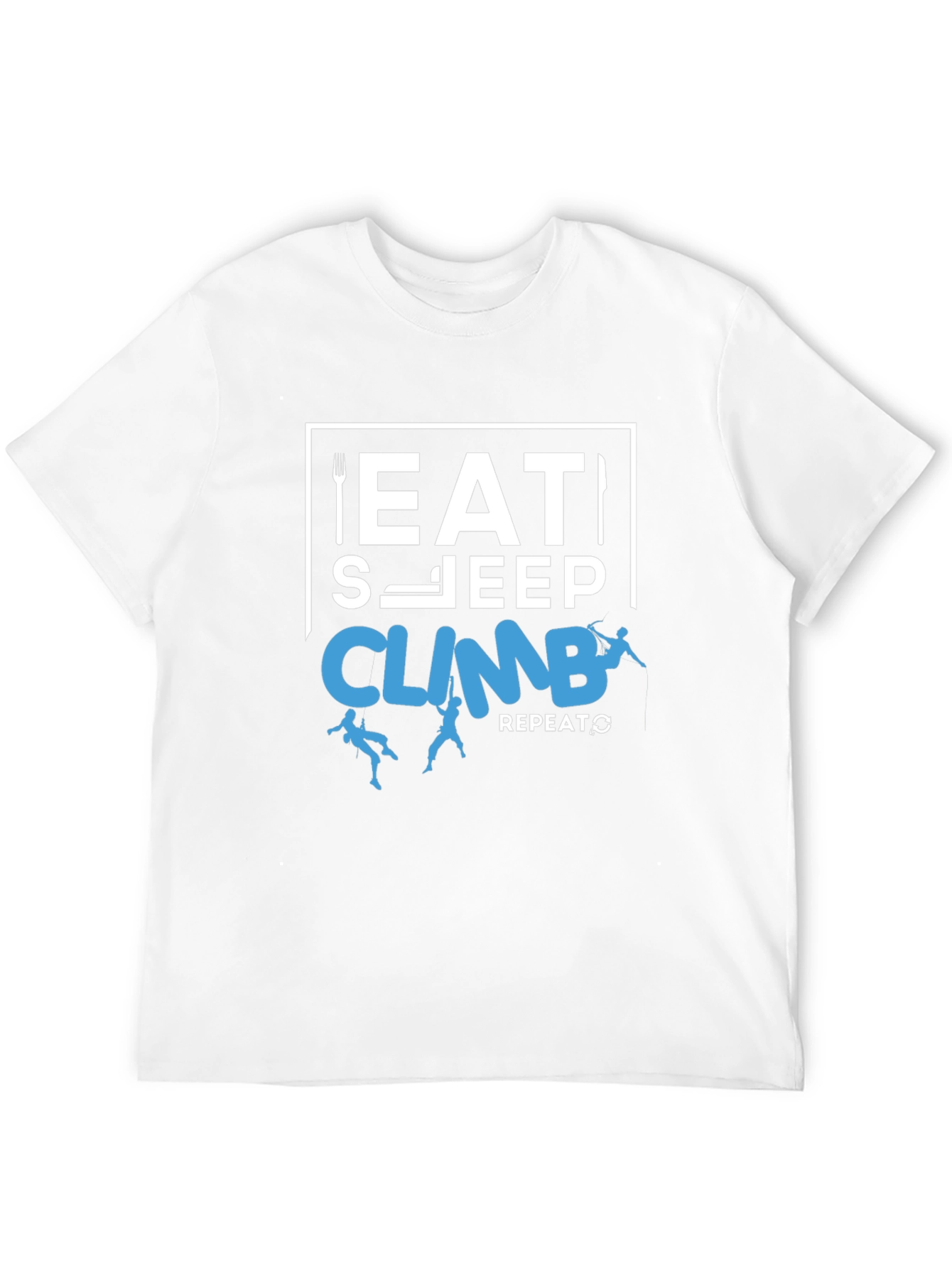 Eat Sleep Climb Repeat T-Shirt - Climbing Tee