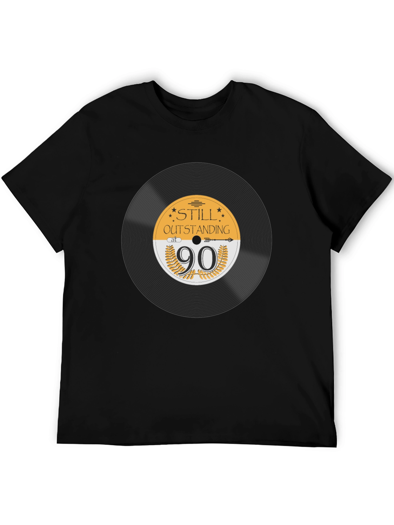 Still Outstanding at 90 Vinyl Record T-Shirt