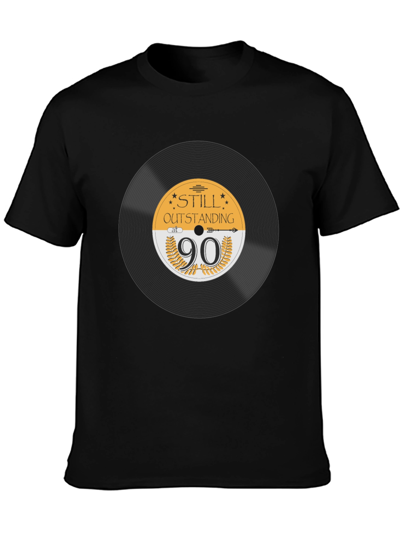 Still Outstanding at 90 Vinyl Record T-Shirt