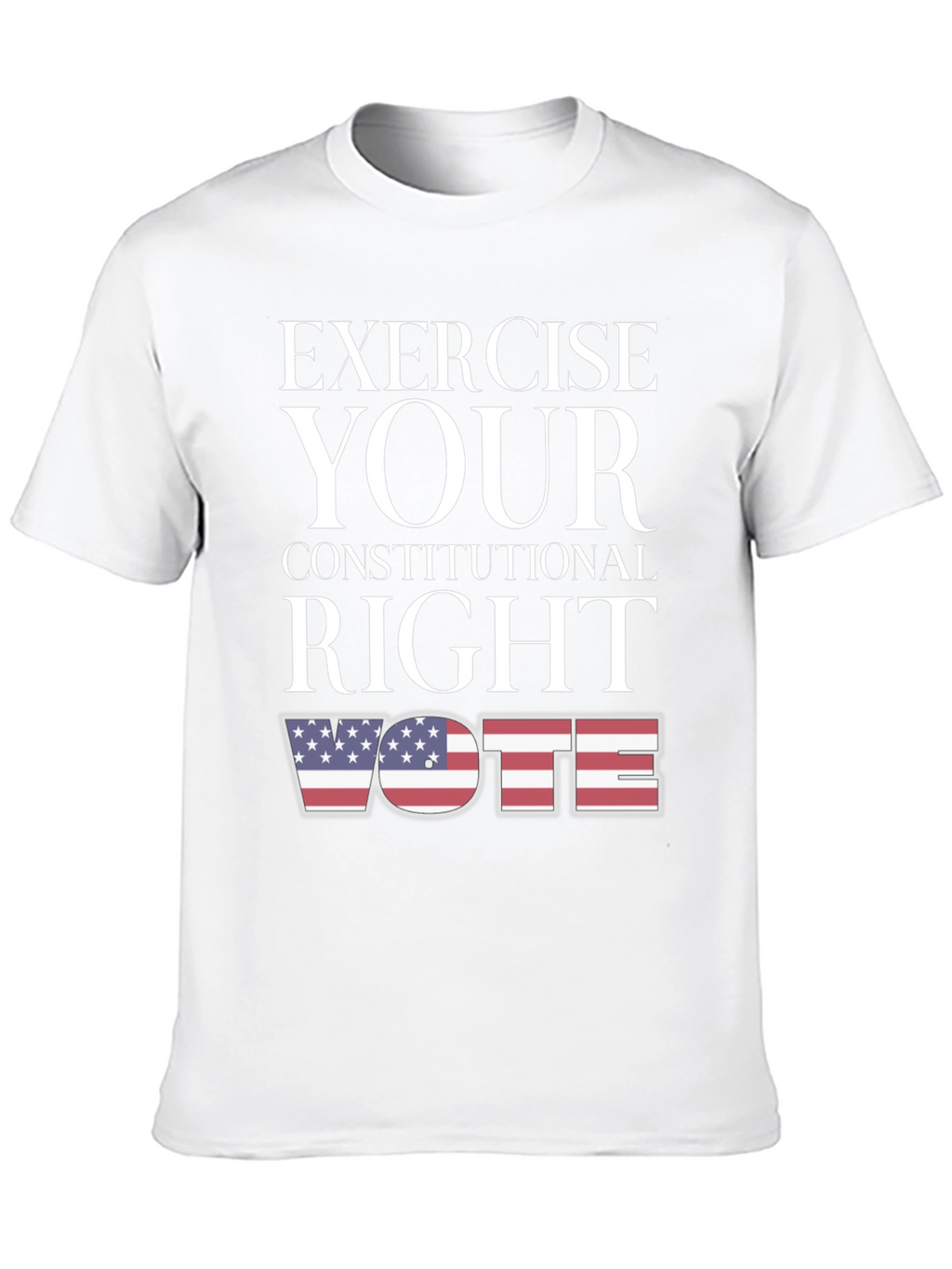 Exercise Your Right: Vote USA Flag Graphic Tee