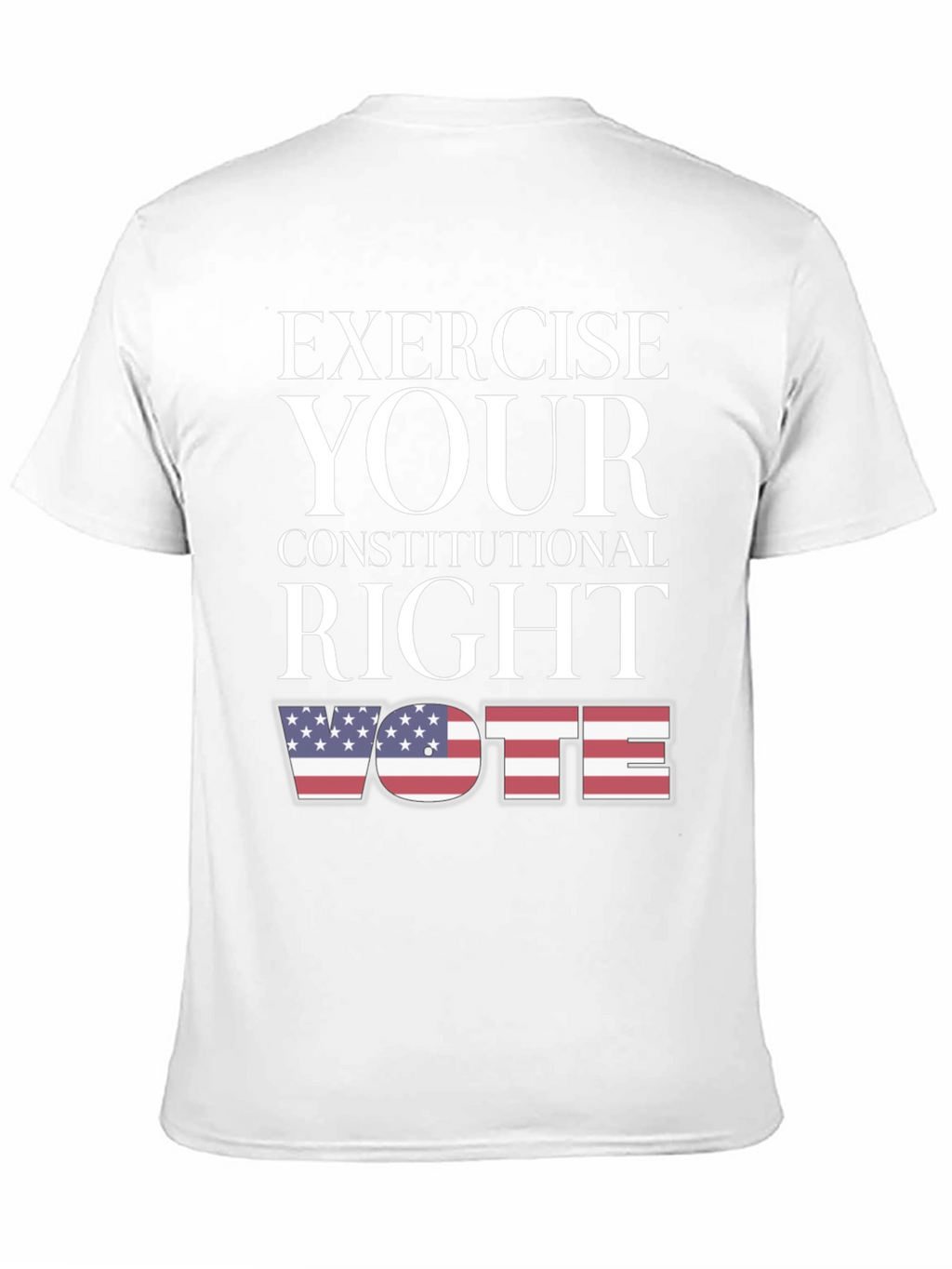 Exercise Your Right: Vote USA Flag Graphic Tee