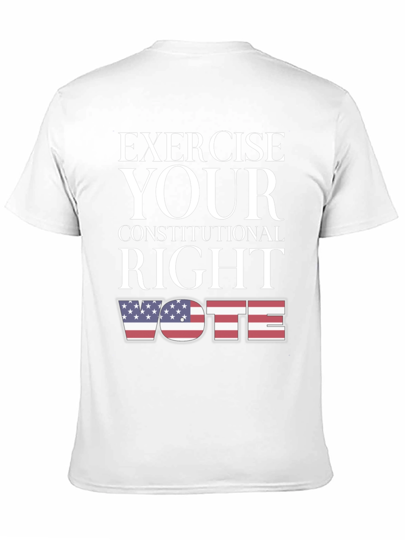 Exercise Your Right: Vote USA Flag Graphic Tee