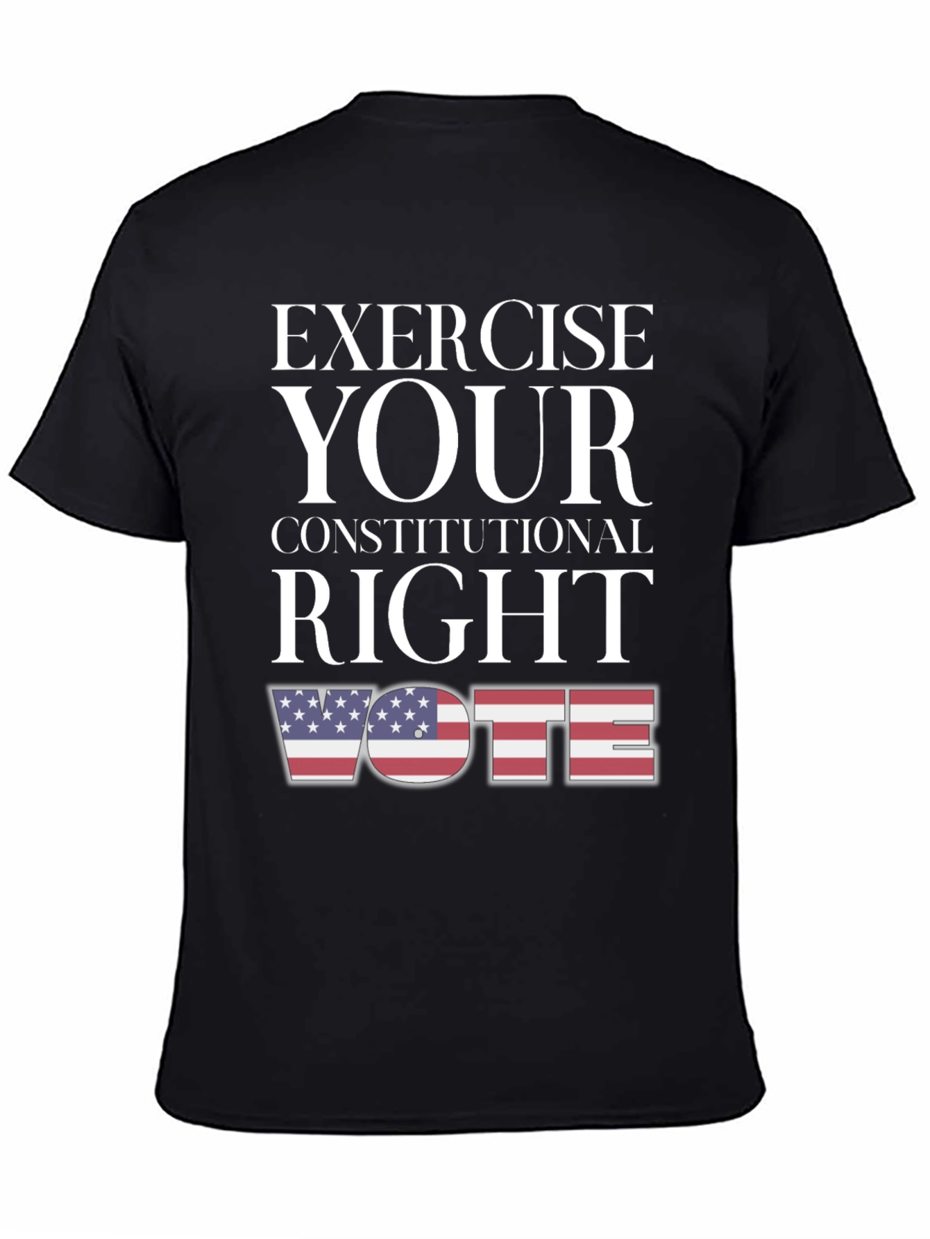 Exercise Your Right: Vote USA Flag Graphic Tee
