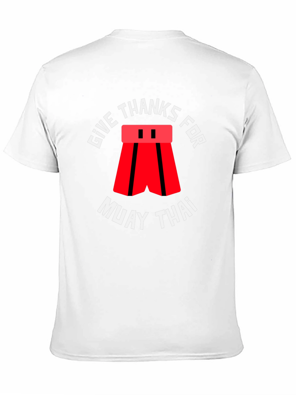 Give Thanks for Muay Thai Black T-Shirt