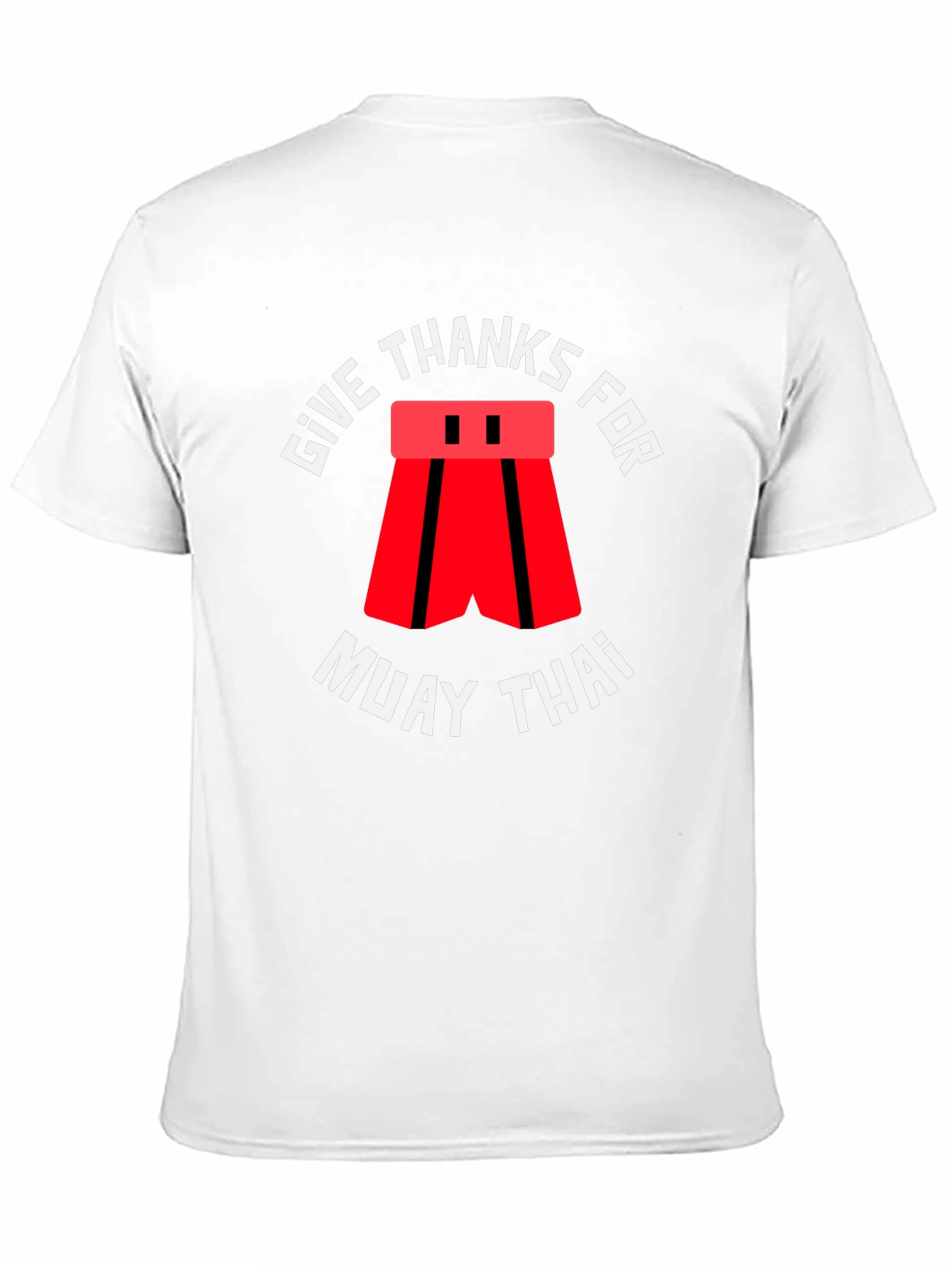 Give Thanks for Muay Thai Black T-Shirt