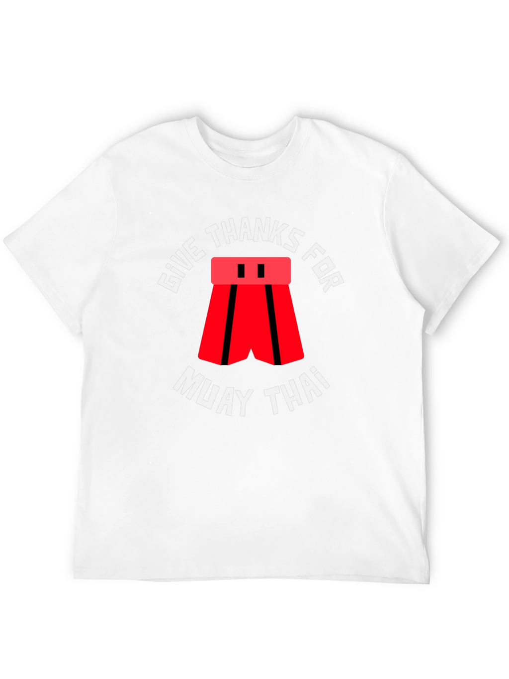 Give Thanks for Muay Thai Black T-Shirt