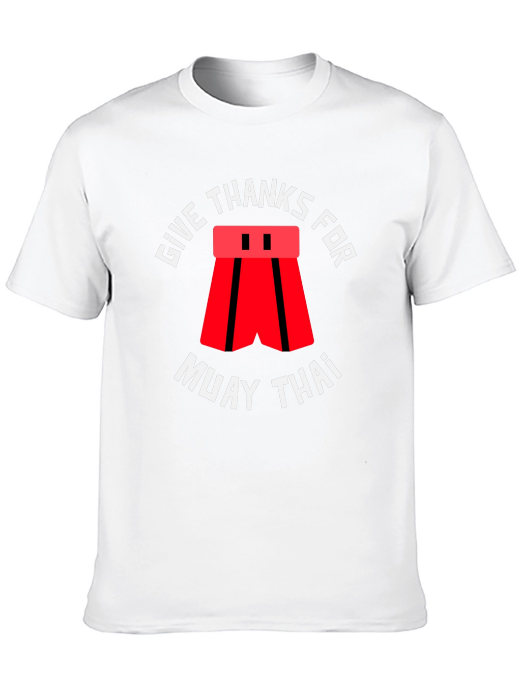 Give Thanks for Muay Thai Black T-Shirt