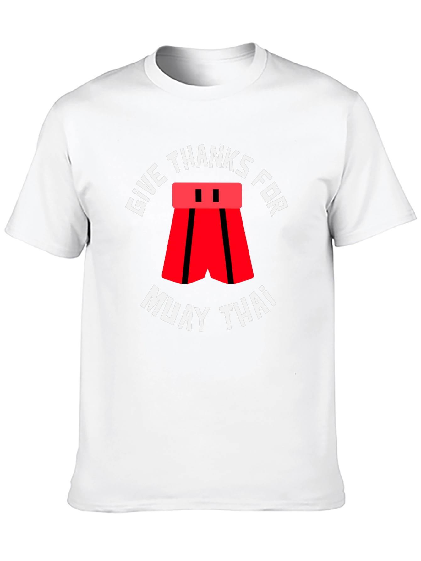 Give Thanks for Muay Thai Black T-Shirt