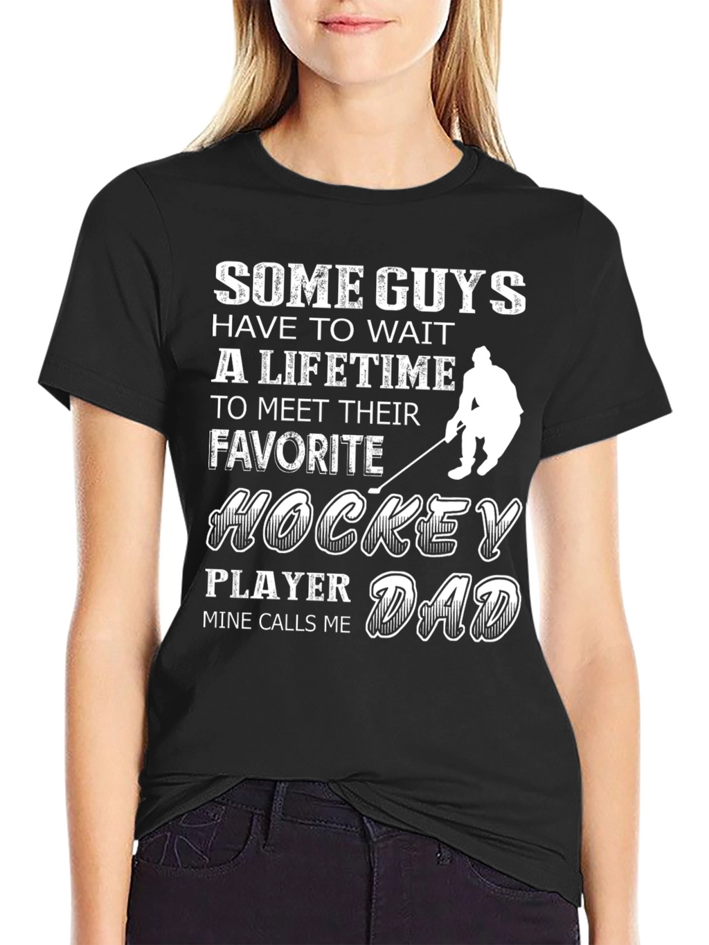 Hockey Dad Graphic T-Shirt