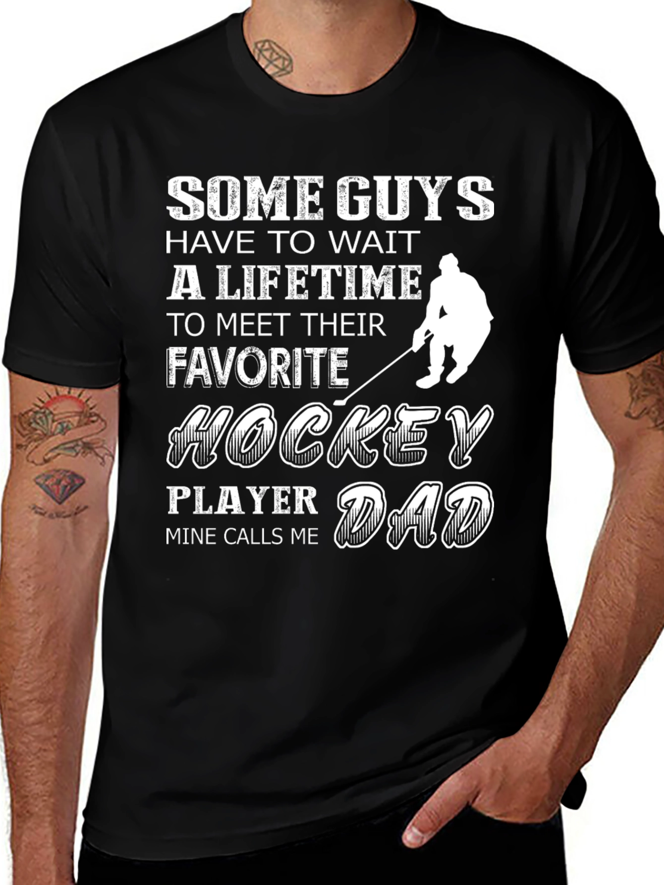 Hockey Dad Graphic T-Shirt