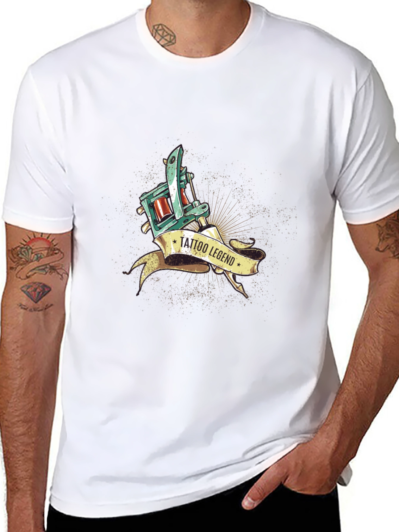 Tattoo Legend Graphic Tee - Black