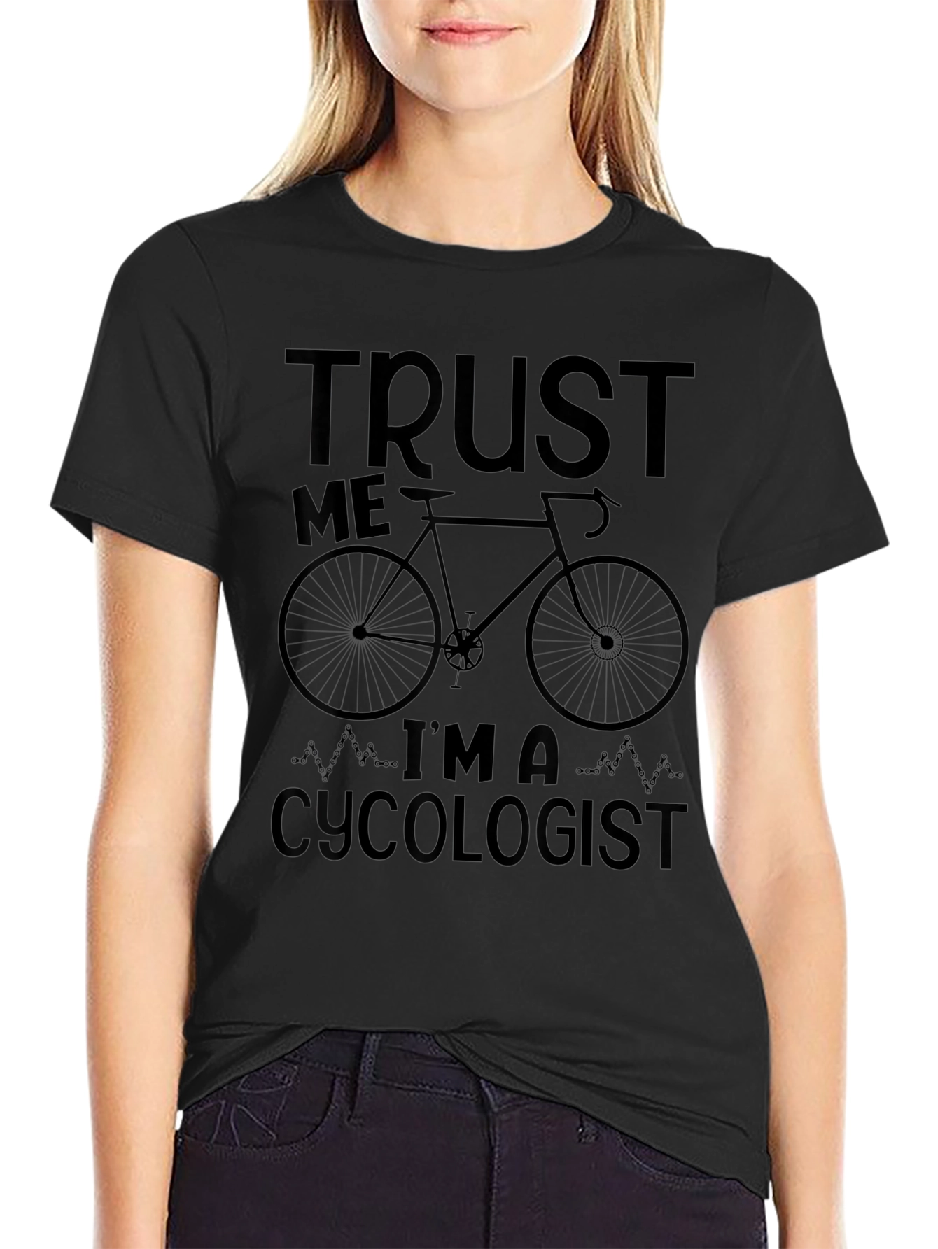 Trust Me Im A Cycologist Funny Bike T-Shirt