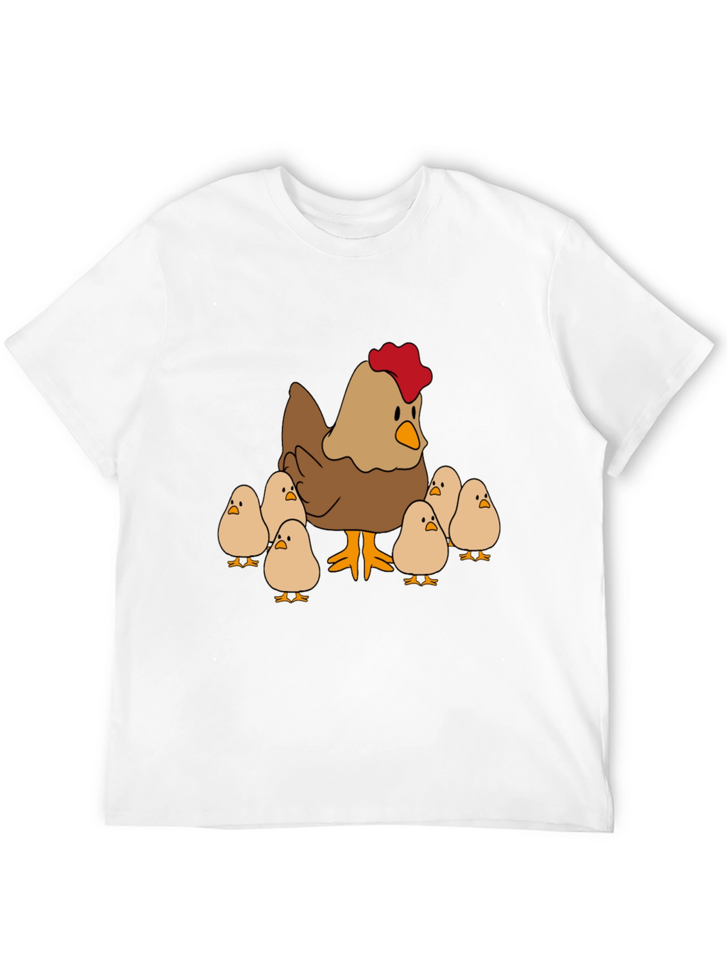 Cute Chicken and Chicks Graphic Tee