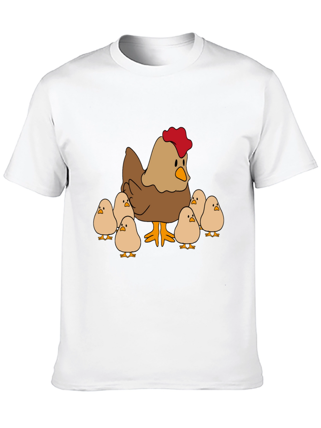 Cute Chicken and Chicks Graphic Tee