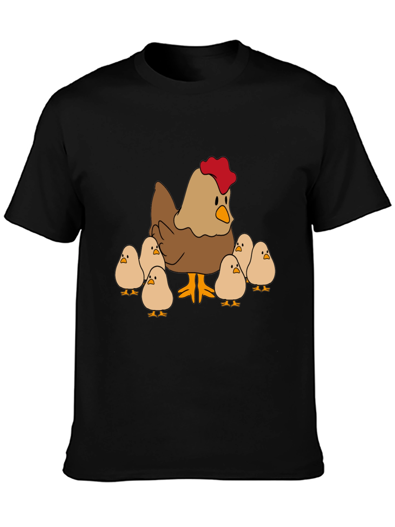 Cute Chicken and Chicks Graphic Tee