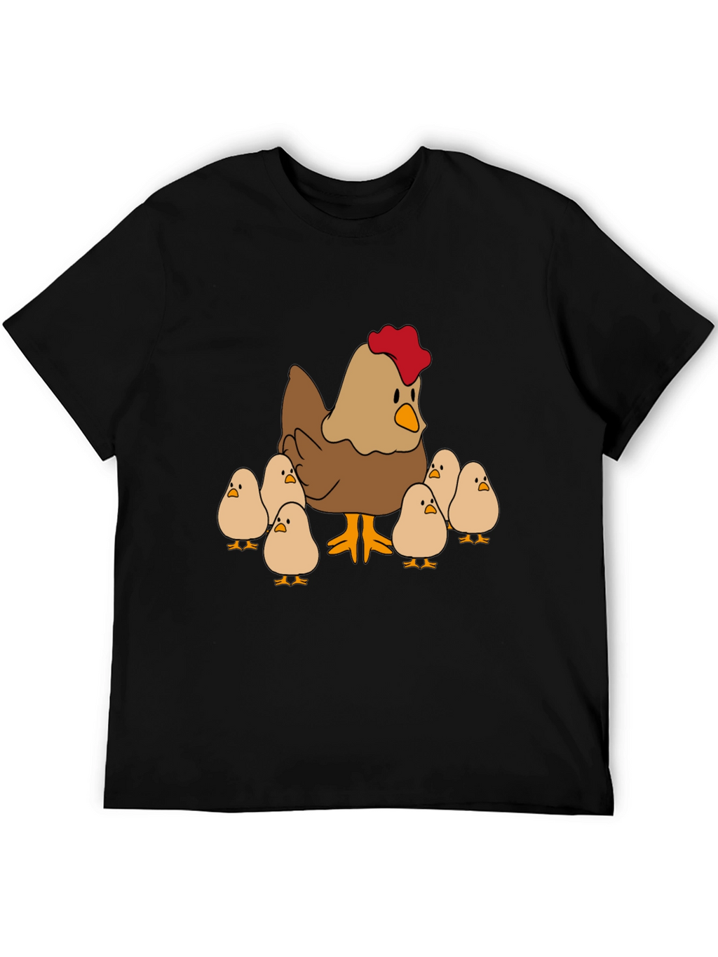 Cute Chicken and Chicks Graphic Tee