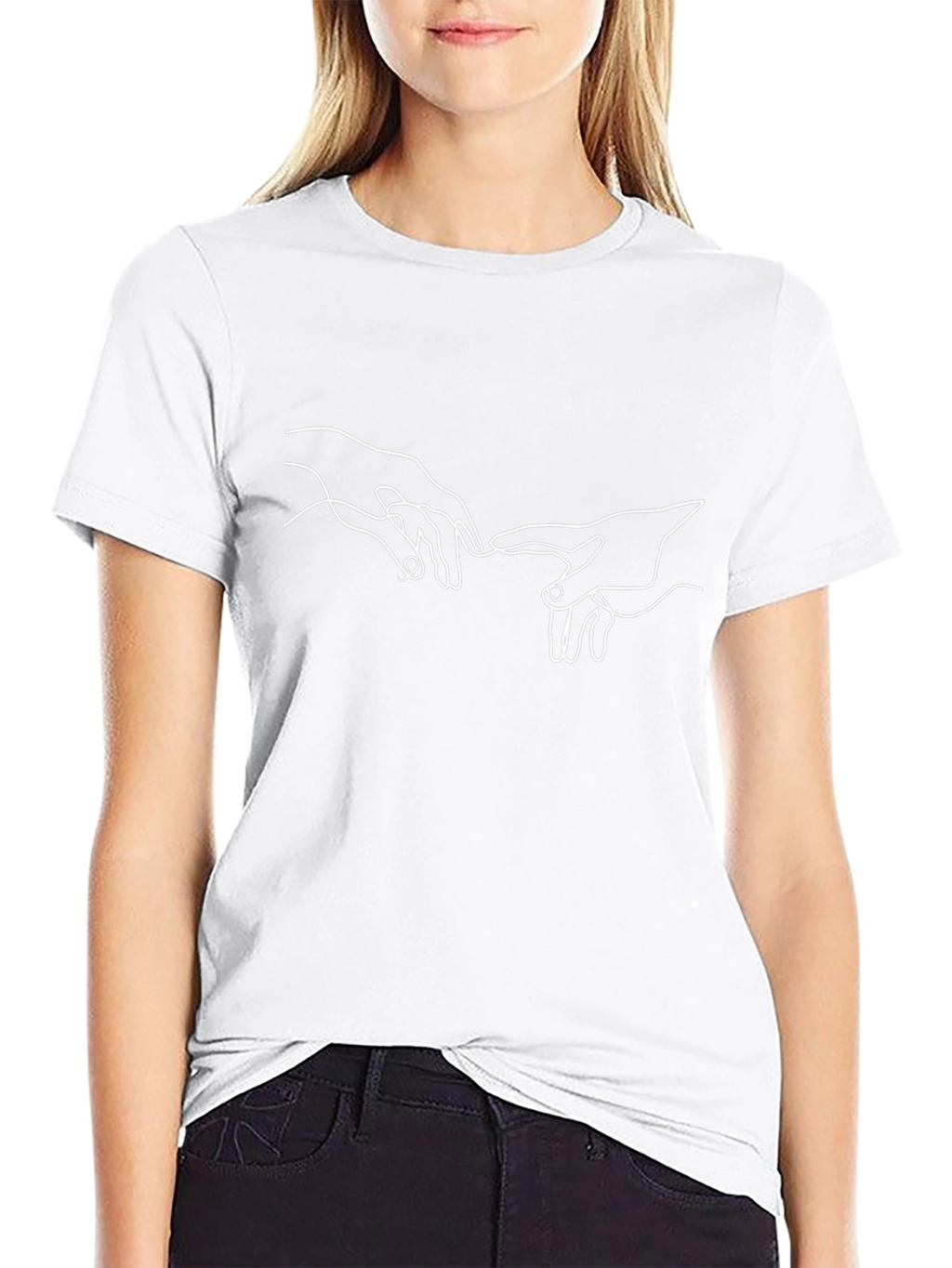 Creation of Adam T-Shirt - Fine Line Art Tee
