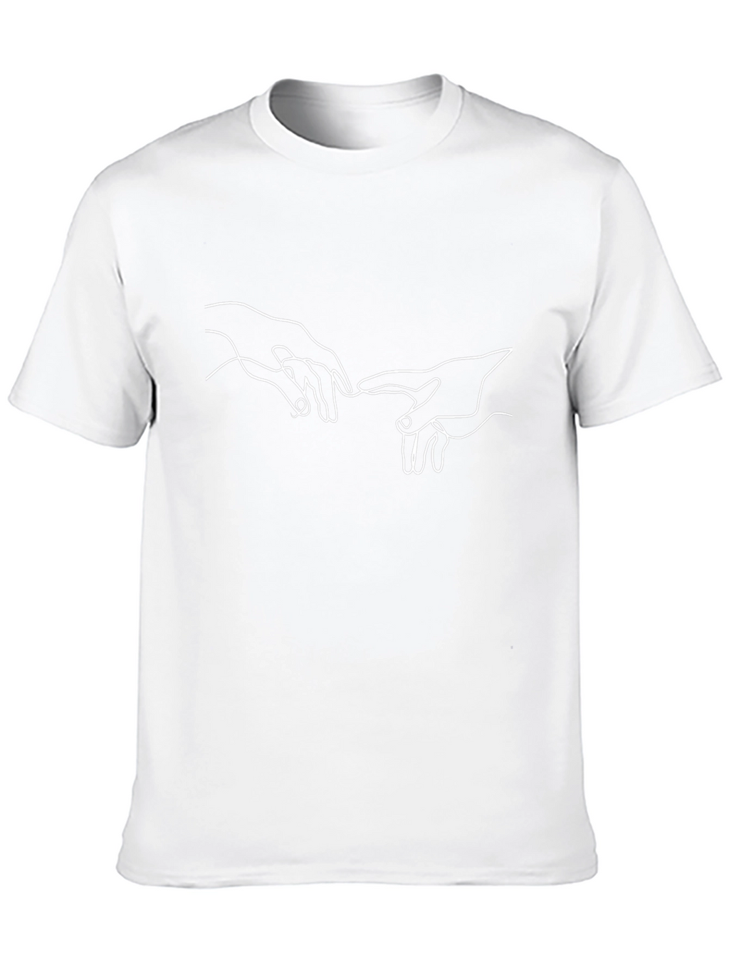 Creation of Adam T-Shirt - Fine Line Art Tee