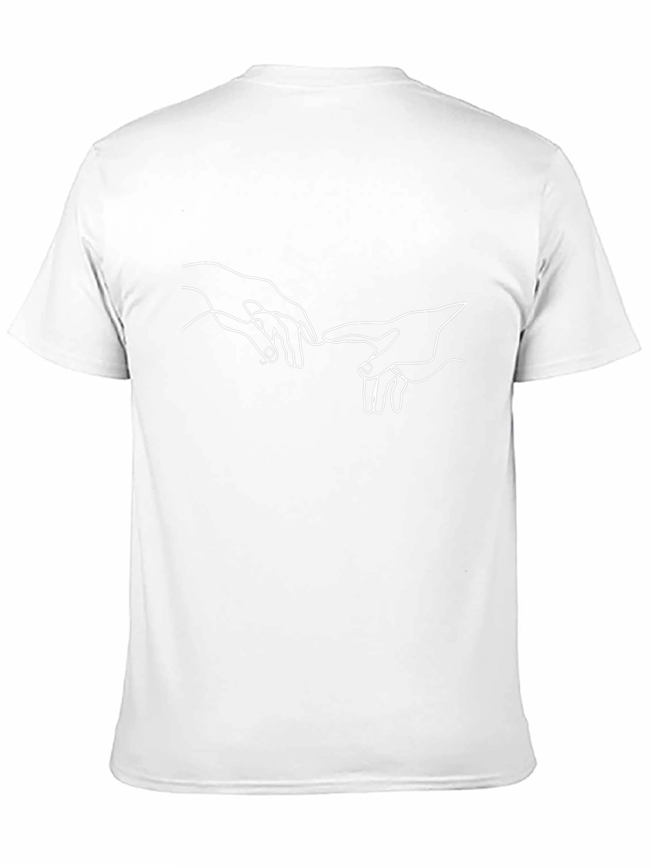 Creation of Adam T-Shirt - Fine Line Art Tee
