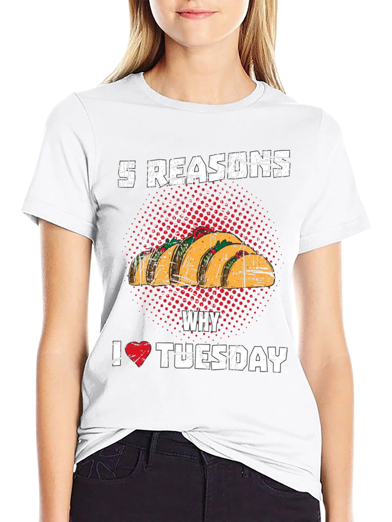 5 Reasons I Love Tuesday Tacos Funny T-Shirt