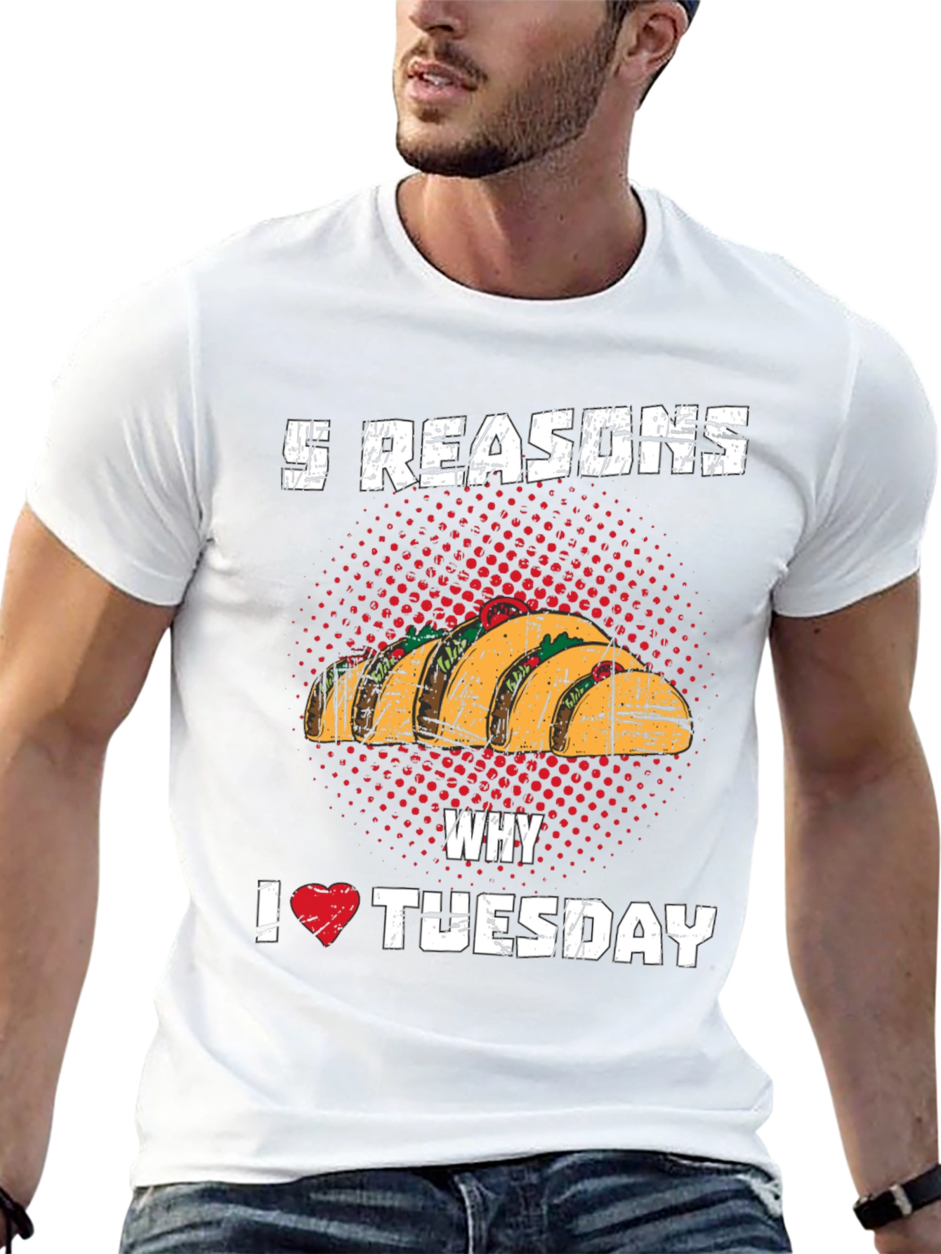 5 Reasons I Love Tuesday Tacos Funny T-Shirt