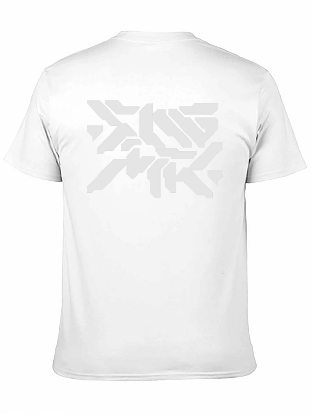 Futuristic Graphic Print Black T-Shirt