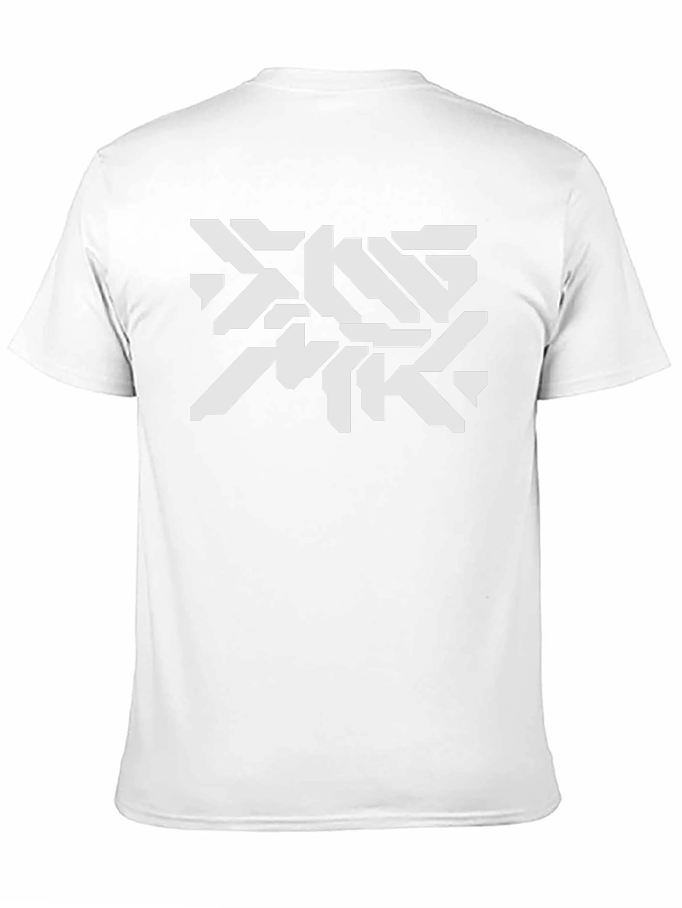 Futuristic Graphic Print Black T-Shirt