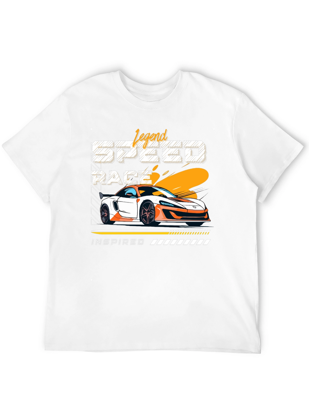 Legend Speed Race Car Graphic T-Shirt