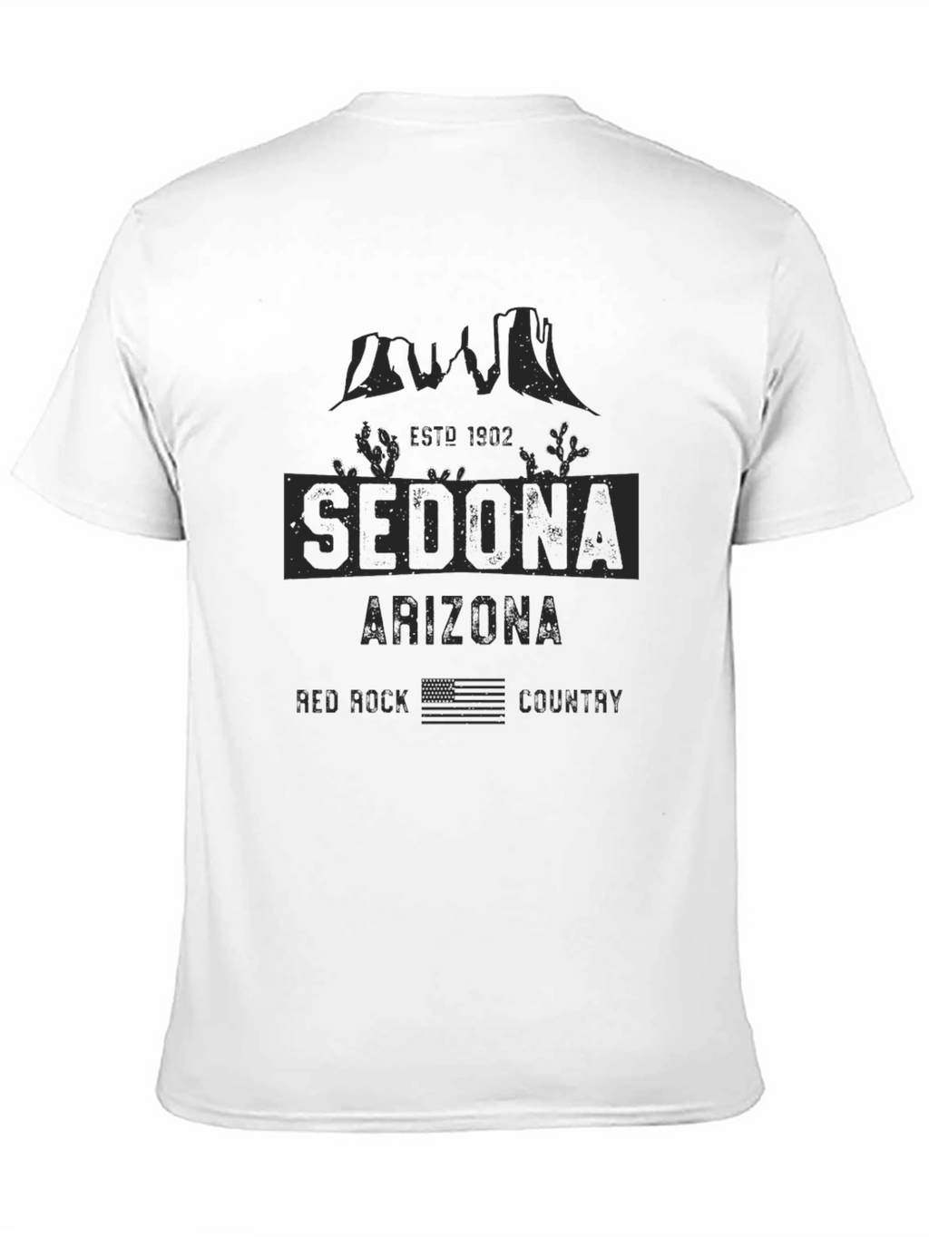 Sedona Arizona Red Rock Country Black T-Shirt