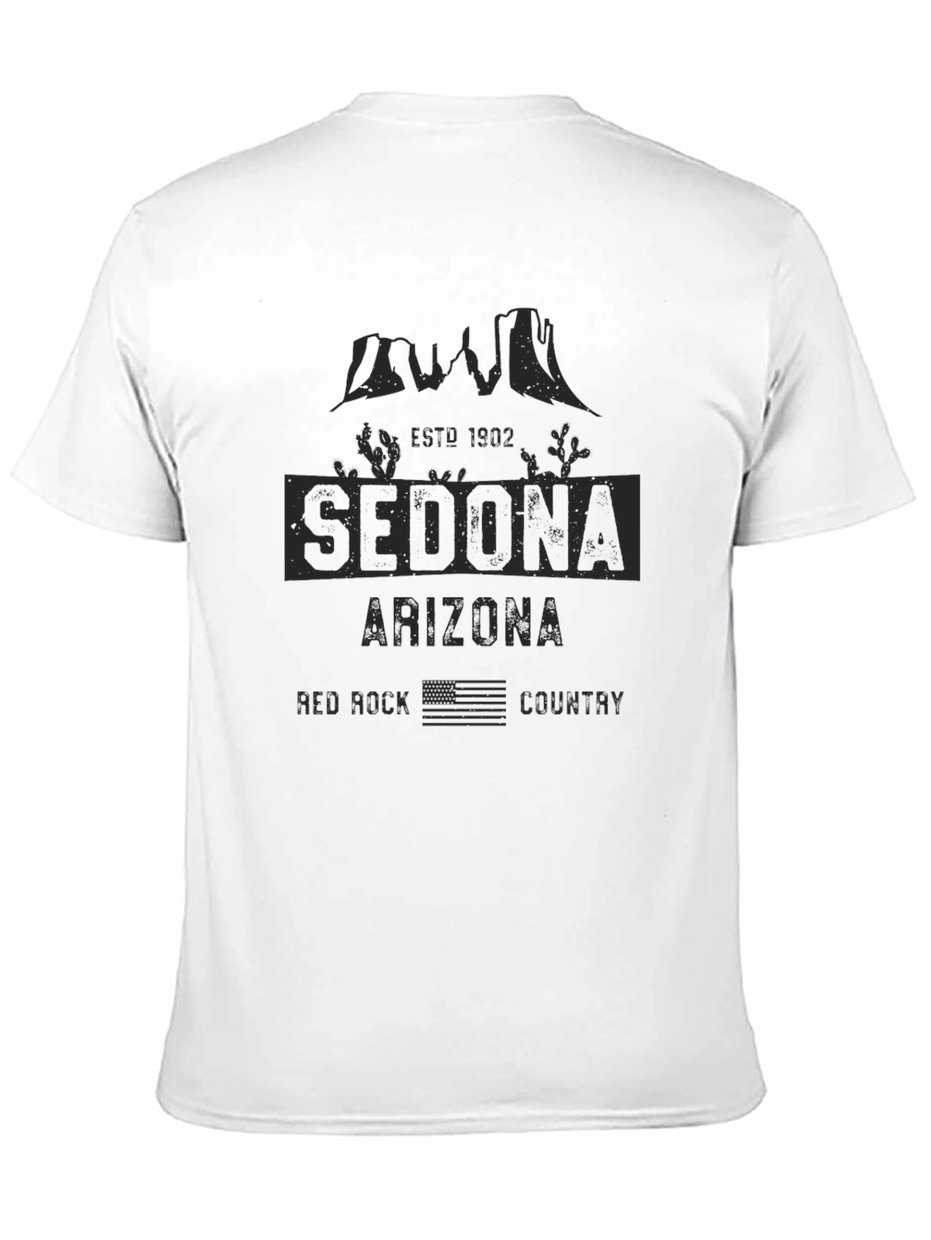 Sedona Arizona Red Rock Country Black T-Shirt