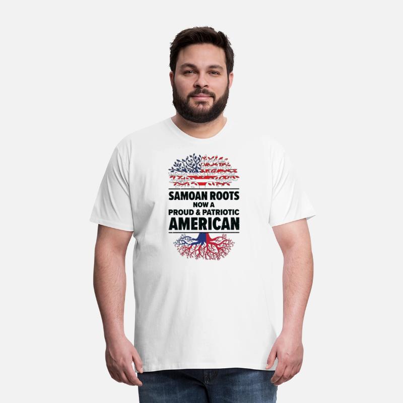 Samoan American Patriot USA Grown Samoa US Flag