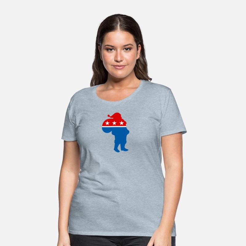 Santa Claus christmas political icon graphic