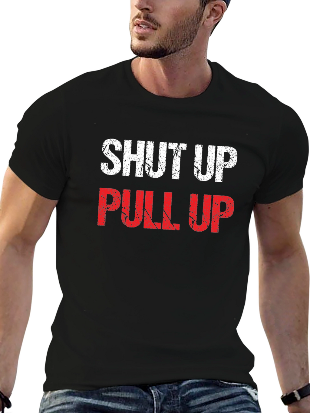 Shut Up Pull Up Graphic Tee