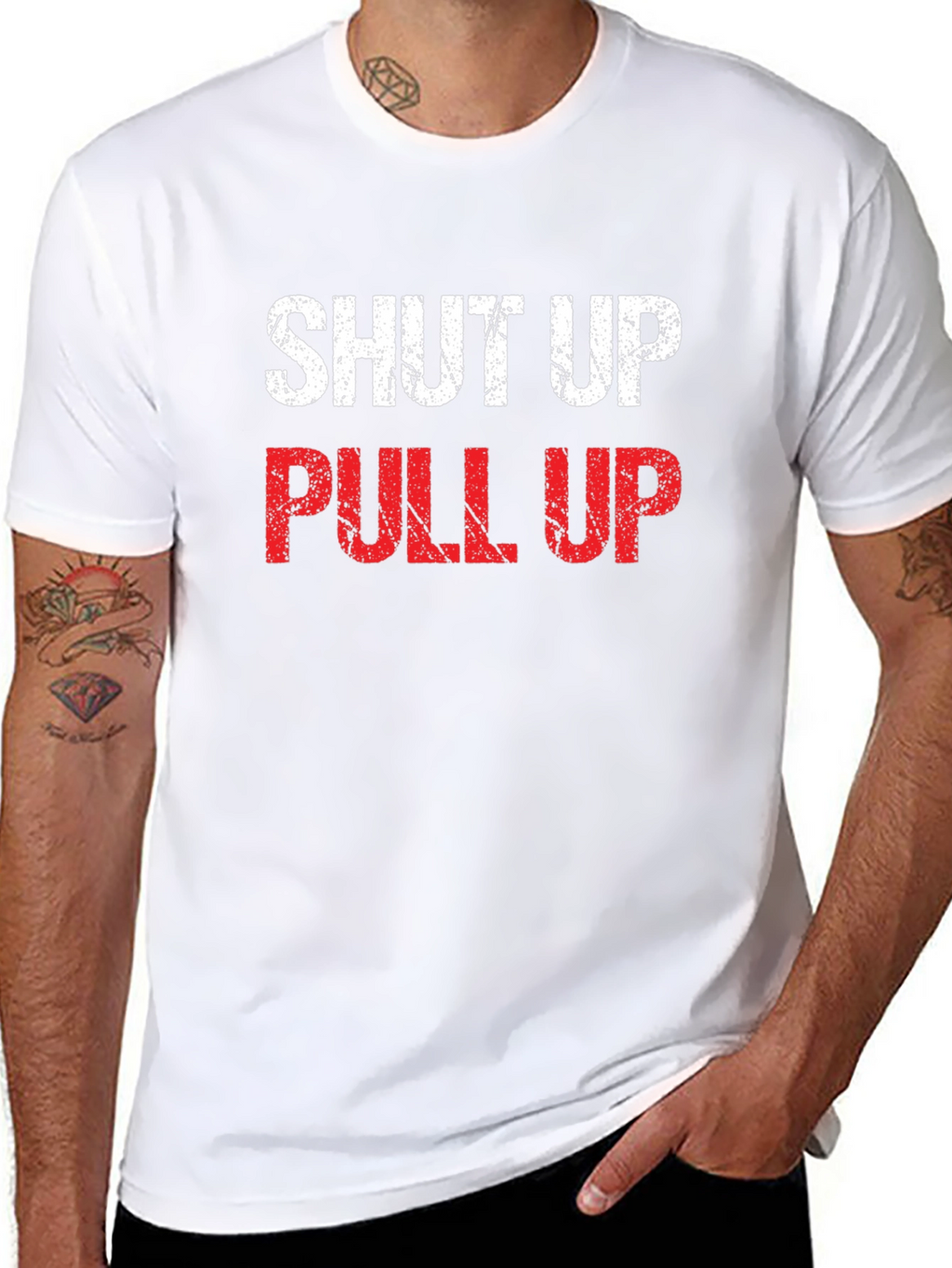 Shut Up Pull Up Graphic Tee