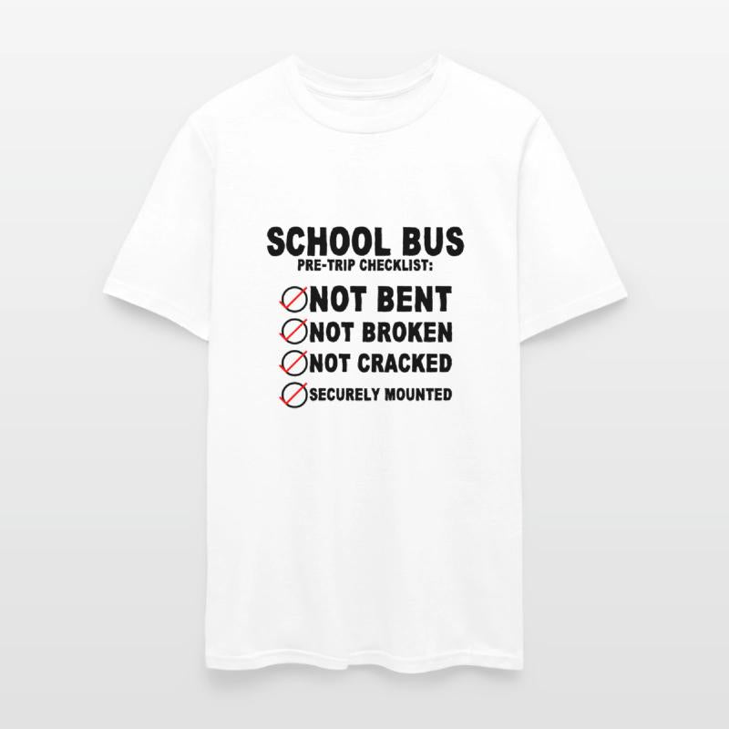 School Bus Pre-trip Checklist, Not Bent, 2