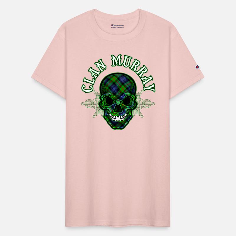 Scottish Clan Murray Tartan Celtic Skull