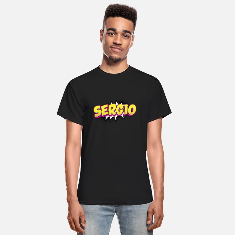 Sergio Custom Name Comic Book Style Pop Art,