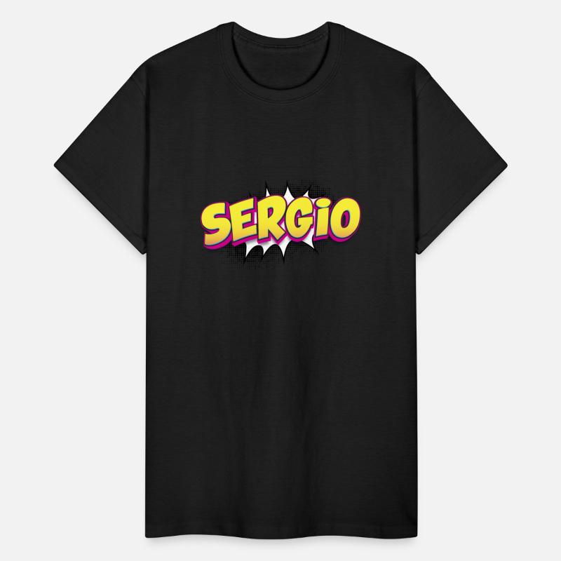Sergio Custom Name Comic Book Style Pop Art,
