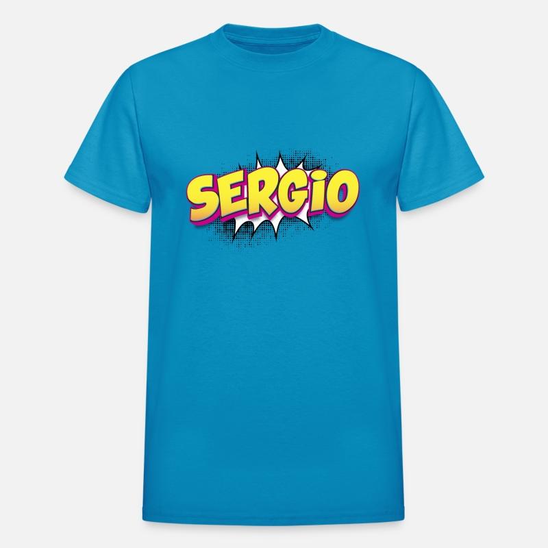 Sergio Custom Name Comic Book Style Pop Art,