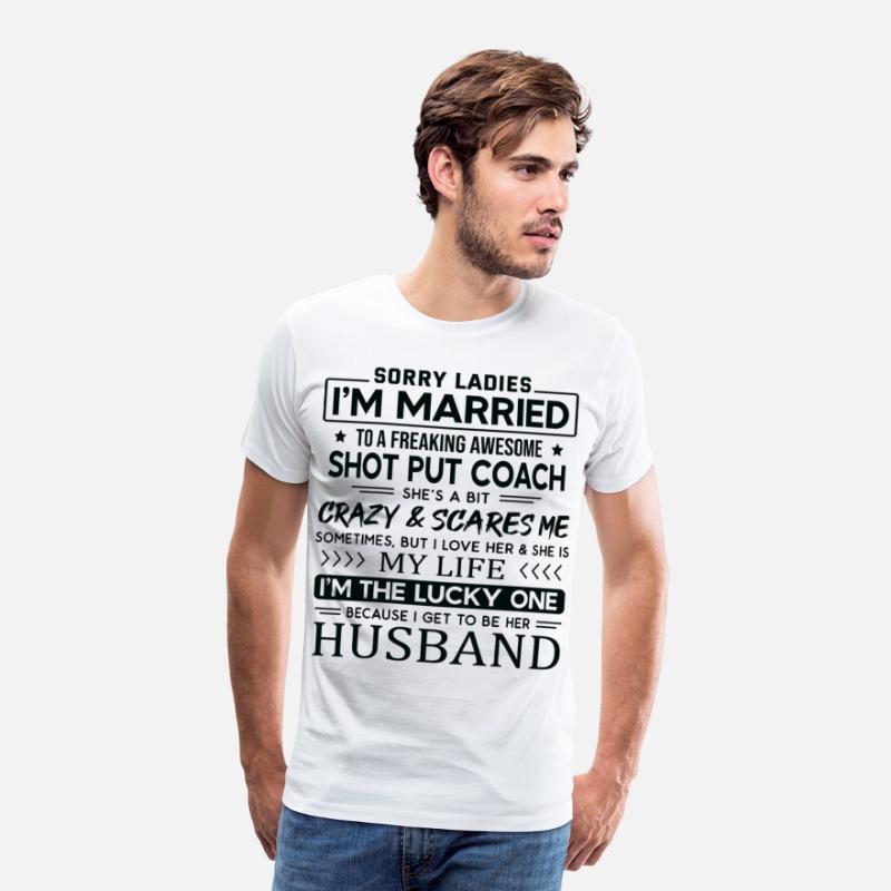 Shot Put Coach Funny Saying For Husband
